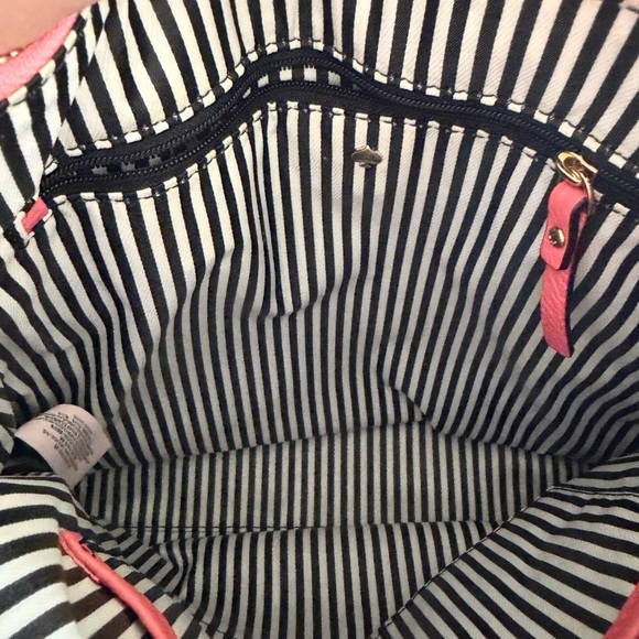 kate spade Coral Pink Pebbled Leather Crossbody Satchel - Picture 5 of 5